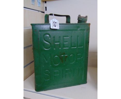 VINTAGE SHELL MOTOR SPIRIT CAN