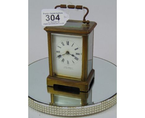 BRASS CARRIAGE CLOCK