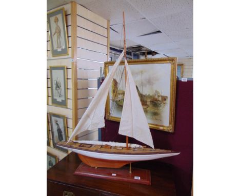MODEL OF A YACHT