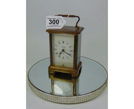 DUVERDREY & BLOQUEL 8 DAY RAYARD CARRIAGE CLOCK