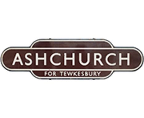 Totem BR(W) FF ASHCHURCH FOR TEWKESBURY. From the former Midland Railway station between Cheltenham and Bromsgrove and juncti