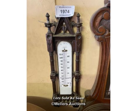 *VICTORIAN ARCHITECTURAL THERMOMETER FRAME / LOCATED AT VICTORIA ANTIQUES, WADEBRIDGE, PL27 7DD
