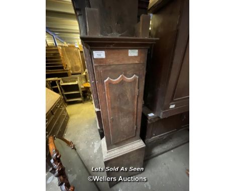 MAHOGANY LONGCASE CLOCK CASE, 82 INCHES HIGH / LOCATED AT VICTORIA ANTIQUES, WADEBRIDGE, PL27 7DD