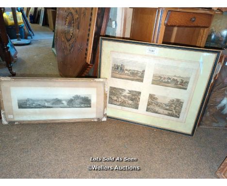 *NATIONAL SPORTS LITHOGRAPH PRINT AND ONE OTHER / LOCATED AT VICTORIA ANTIQUES, WADEBRIDGE, PL27 7DD