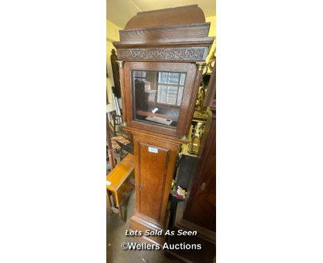 *LONGCASE CLOCK CASE, 198CM HIGH