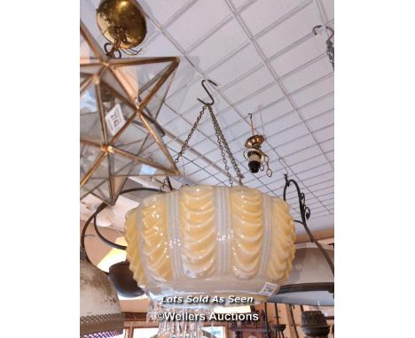 *ART DECO LAMP SHADE  / LOCATED AT VICTORIA ANTIQUES, WADEBRIDGE, PL27 7DD