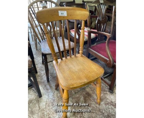 *19TH CENTURY STICK BACK CHAIR / LOCATED AT VICTORIA ANTIQUES, WADEBRIDGE, PL27 7DD