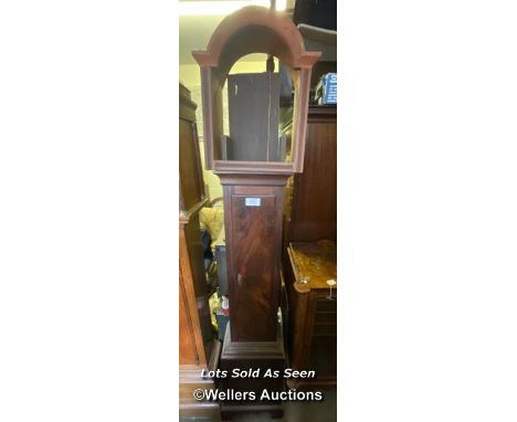 *LONGCASE CLOCK CASE, 213CM HIGH / LOCATED AT VICTORIA ANTIQUES, WADEBRIDGE, PL27 7DD