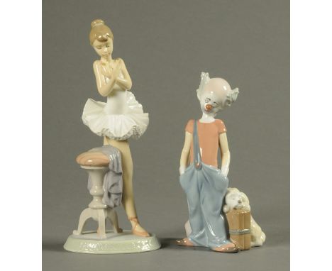 Two Lladro figures, "For a Perfect Performance" 07641 and "Destination Big Top" 06245, both boxed.  CONDITION REPORT: This lo