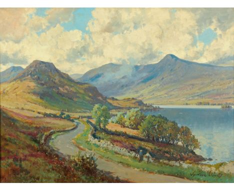 Wyndham Lloyd (b. 1909), oil painting on canvas, "Crummock Water".  46 cm x 60 cm, framed, signed.  CONDITION REPORT: To the 