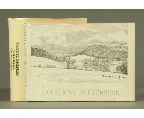 Alfred Wainwright, signed Limited Edition "Westmorland Heritage" 575/1000 and "A Lakeland Sketchbook" signed First Edition (s