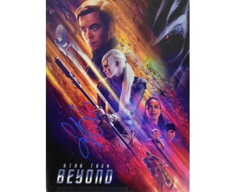 Sophia Boutella - Star Trek Beyond (2016) - autographed large format 16x12" colour poster photograph from the movie. Signed i