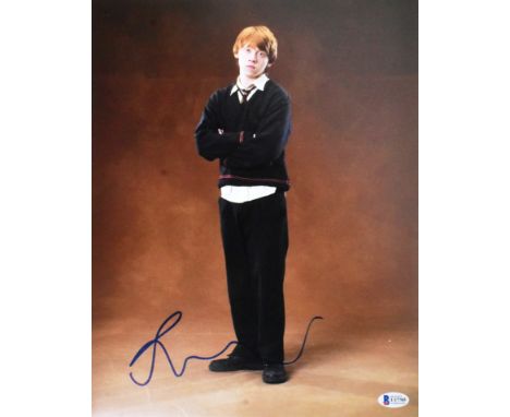 Harry Potter - Rupert Grint (Ron Weasley) - autographed 11x14" colour photograph from the franchise. Signed by Grint in blue 