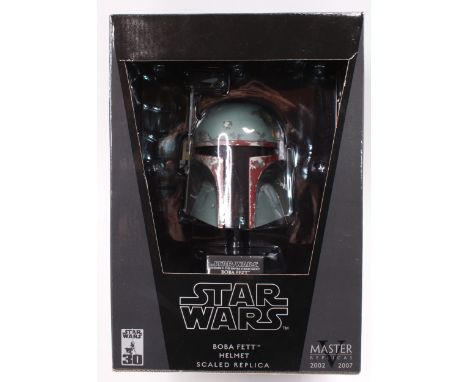 Star Wars - Master Replicas - 2007 Star Wars 30th Anniversary Boba Fett Helmet Scaled Replica. Fully factory sealed within it