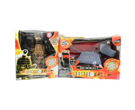 Doctor Who - Character Options - Two large vintage radio controlled characters from Doctor Who, featuring 'Radio Controlled K