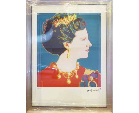 ANDY WARHOL 'Queen', lithograph, numbered ed. of 1000, from Leo Castelli Gallery New York, 61cm x 43cm, framed.