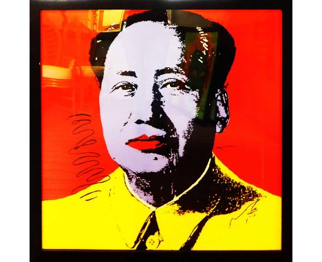 AFTER ANDY WARHOL 'Mao', screenprint, 90cm x 90cm, framed.