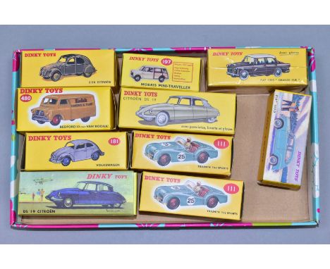 A QUANTITY OF BOXED ATLAS EDITIONS DINKY TOYS DIECAST MODELS, all appear in very good condition and look to have hardly ever 