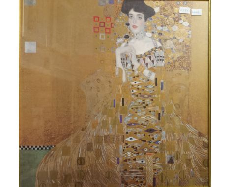 Gustav KlimtLarge print Portrait of Adele Bloch-Bauer.[Frame 80x82cm] 