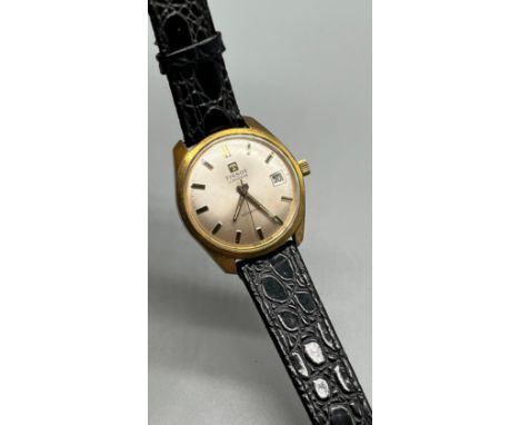 Vintage 1960's Gent's Tissot Visodate Seastar windup watch. Working. 