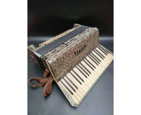 A 1931 Hohner Accordion Made in Germany with fitted carry case 