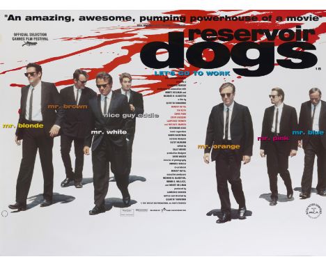 Reservoir Dogs (1992)Original British posterUnframed: 30 x 40 in. (76 x 102 cm)Unfolded and double sidedThis poster is double