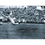 Football. Harry Gregg Signed 10x8 black and white photo. Photo shows Gregg in action for Northern