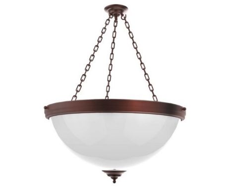 Apollo Lighting - pair of 'Senator' drop pendant hemi-sphere light fittings - new and unassembled Dimensions: Height:&nbsp;30