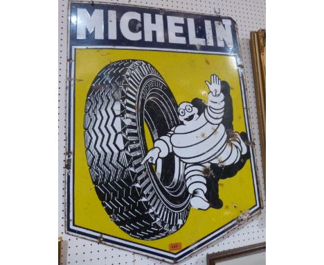 A MICHELIN enamel sign 32'x24'