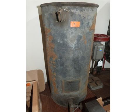 A stationary engine petrol tank