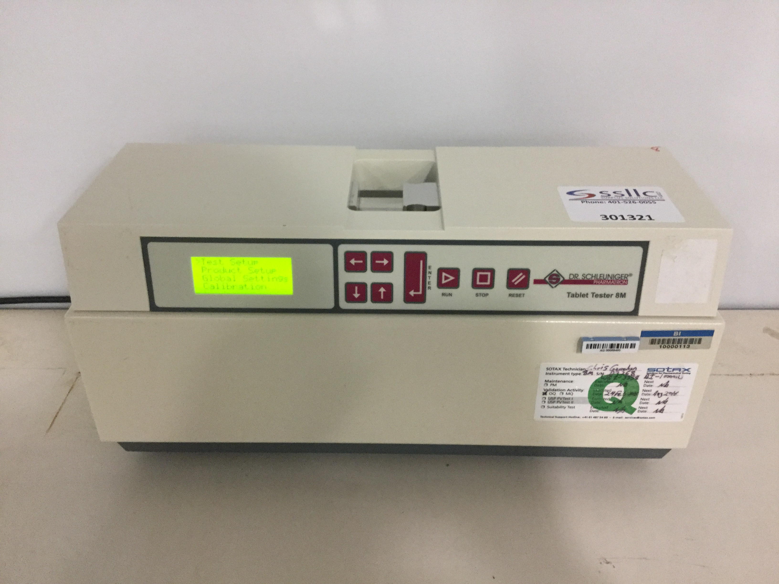 Dr Schleuniger Pharmatron Tablet Tester 8M Tablet Hardness Tester, , SN