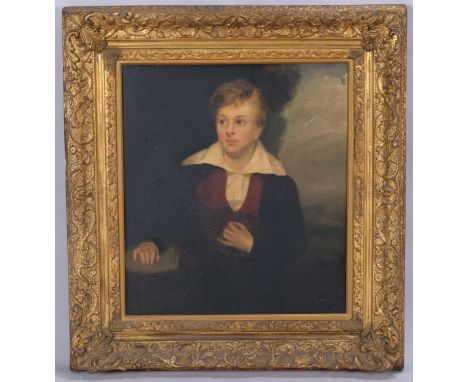 Early 19th century English School, portrait of John Morison (1815 - 1825), son of Sir Alexander Morison MD, oil on canvas, un