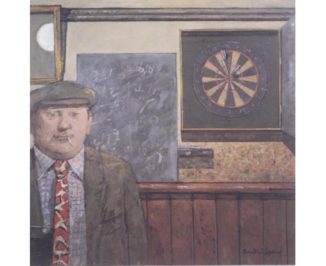 Ruskin Spear, the arty tie, colour print, artist's proof, no. 5/15, signed in pencil, image 59cm x 60cm, framedGood condition