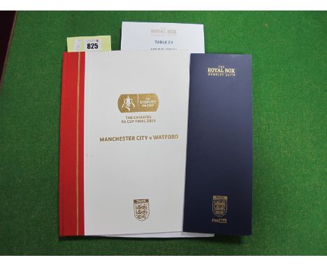 2019 F.A. Cup Final Manchester City v. Watford, official limited edition of 450 commemorative hard back programme for the Roy