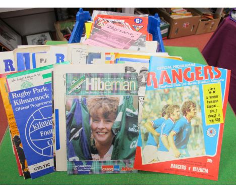 Scottish Programmes, Cup Finals and Semi's, Internationals, League, European issues, Play Off Ticket 1999, Irish and Welsh it