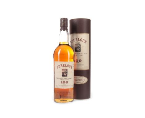 ABERLOUR 100 PROOF - ONE LITRE Single Malt Scotch Whisky One litre, 57.1% volume, in tube.