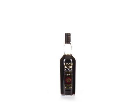 LOCH DHU BLACK WHISKY AGED 10 YEARS - 20CL Single Malt Scotch Whisky 20cl, 40% volume.