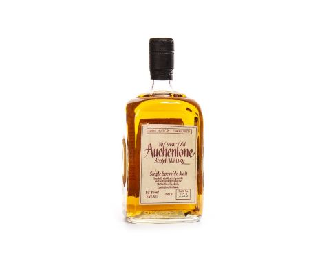 AUCHENLONE (GLENBURGIE) 1976 AGED 16 YEARS Single Malt Scotch Whisky Distilled 18 March 1976, matured in cask no. 1828, bottl