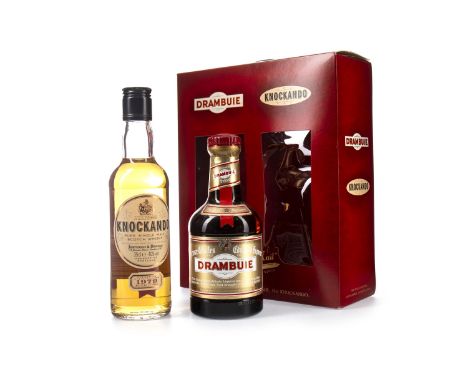 KNOCKANDO 1978 35CL Single Malt Scotch Whisky Bottled 1994. 35cl, 40% volume. Drambuie Scotch Whisky Liqueur 35cl, 40% volume