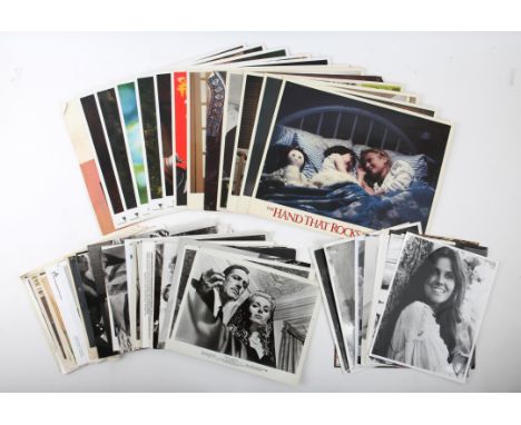 Large collection of Horror Front of House and lobby cards including Christopher Lee The Face of Fu Manchu, House of 1,000 Dol