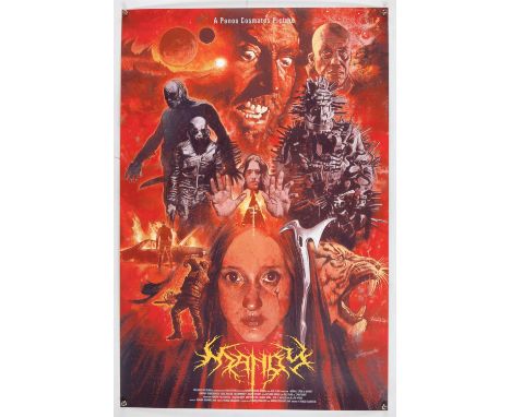 Mandy (2021) Private commission poster by Graham Humphreys, hand numbered edition of 45, printed on heavy stock, rolled, 24 x