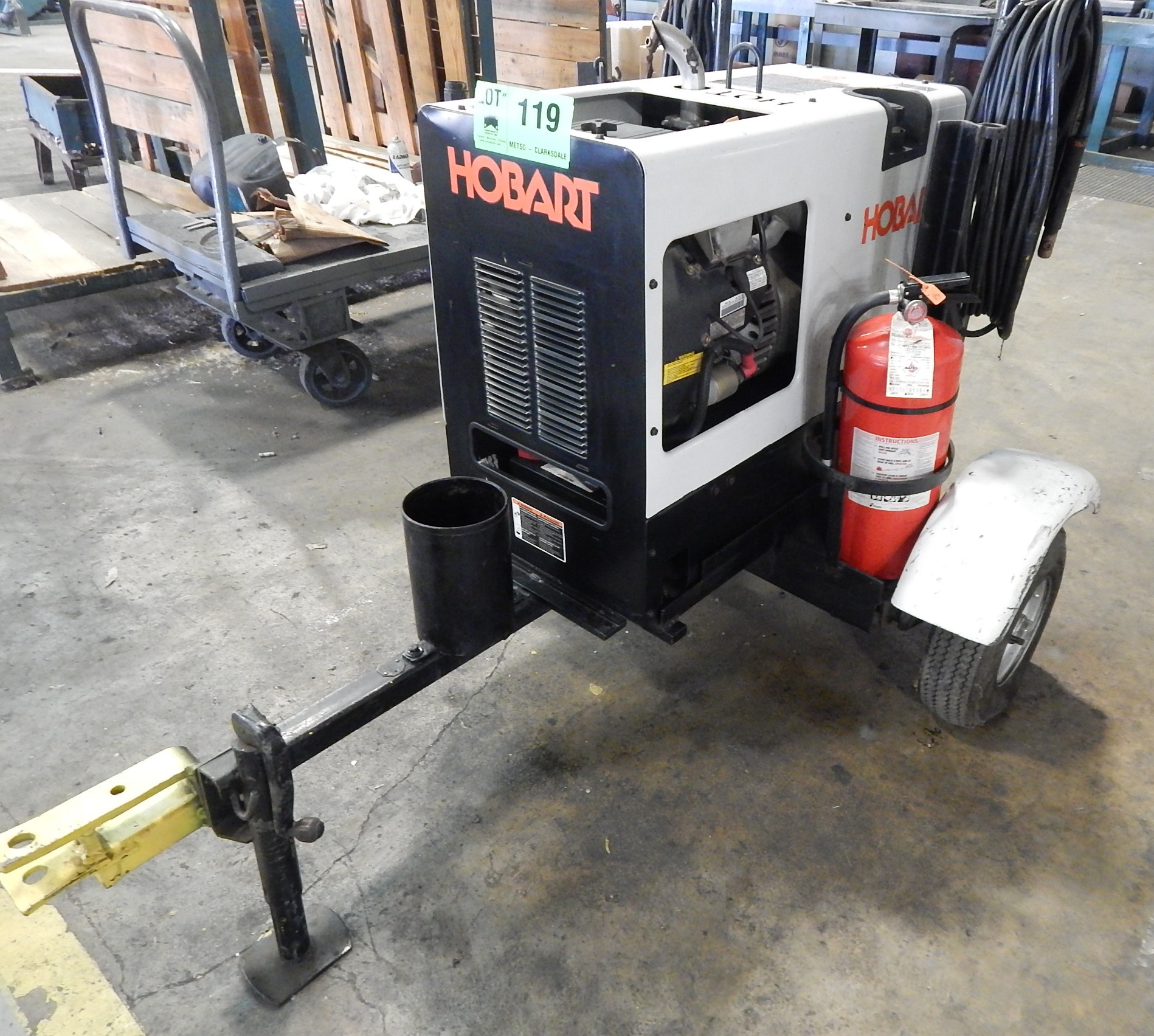 HOBART CHAMPION 10000 GAS POWERED WELDER GENERATOR WITH KOHLER CH20