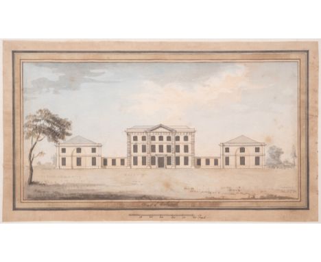 Woolfe (John, Irish architect, employed by the Office of Works as a 'labourer in trust', d.1793) Colworth House, Bedfordshire