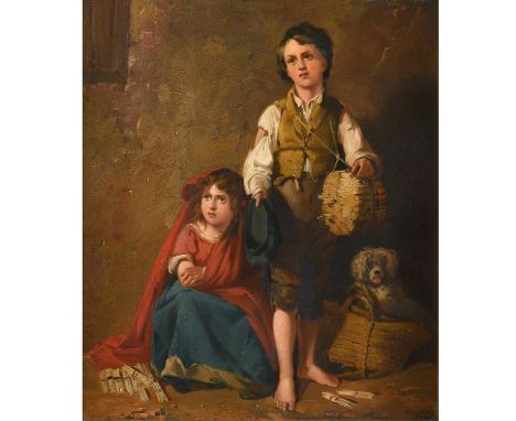 Signed and dated 1837, also signed and inscribed on a label on the reverse, oil on panel 34.5 x 29cm. ** Craquelure; needs a 
