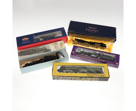 A boxed Bachmann Class 7F locomotive and tender, 31-012 53810 (box with rips) Also with a boxed International Hobby Corp Dura