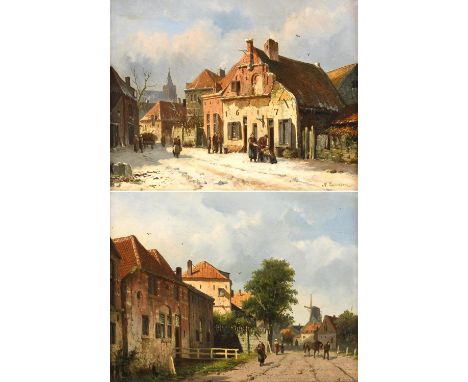 A pair, both signed, oil on panel Each 19 x 25cm. (2). ** Each needs only a light clean.