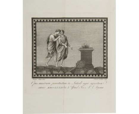 Visconti, Ennio Quirino. Osservazioni di Ennio Quirino Visconti su due musaici antichi istoriati. Parma, Giambattista Bodoni,