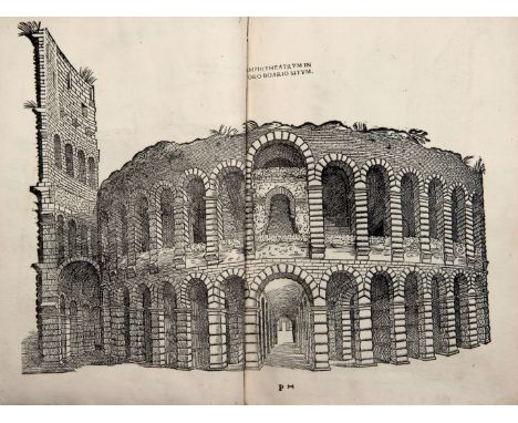 [Verona]. Saraina, Torello. De origine et amplitudine civitatis Veronae. Verona, Antonio Putelletto, 1540. In 2° (320 x 213 m