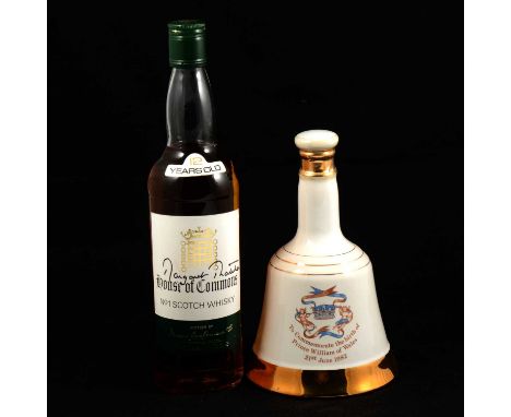 House of Commons 12 Year Old No. 1 Scotch Whisky 70cl, signed Margaret Thatcher on label, distilled and bottled by James Buch