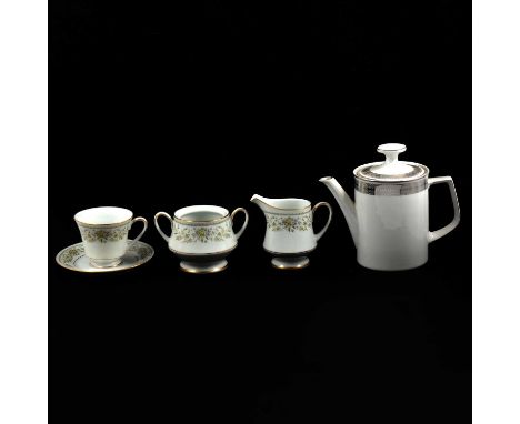 Four boxes of ceramics, to include Winterling part dinner service; Noritake Green Hill dinner service; collectors plates etc.